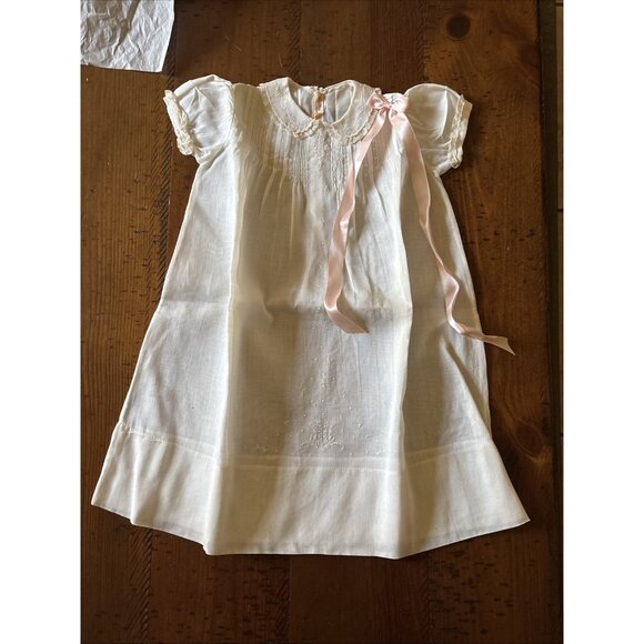 vintage baby clothes lot 3 Dresses And Booties Victorian Look 1920-30’s - Picture 2 of 13